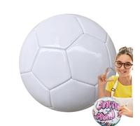 Dances For Football Match - Ga Training Competitions | Plain White Unbranded Football Ball | Size 3/4/5 Ball Autograph White Football White Signature For Training U
