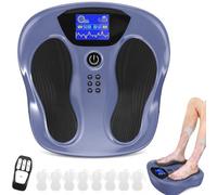Dancespot 4-in-1 Circulation Blood Booster, EMS Foot Massager for Pain and Circulation with 25 Massage Modes, Foot Circulation Machine Stimulator with 8 TENS Pads for Neuropathy and Plantar Fasciitis
