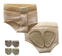 DANCEYOU Dance Foot Thongs Ballet Dance Wear Nude Lyrical Shoes Dance Foot Toe Pad Support, Training-1 Pair S
