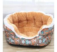 Danchen Plush Comfortable Pet Sofa Bed for Living Room Bedroom Playroom, Fluffy Breathable Pet Cushion, Soft Practical Pet Pillow (53 * 45 * 25cm,Style B)