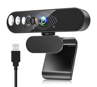 Dancial USB Webcam, 1080P Streaming Webcam with Microphone for PC,MAC, Laptop, Plug and Play Web Camera for Youtube,Skype Video Calling, Studying, Conference