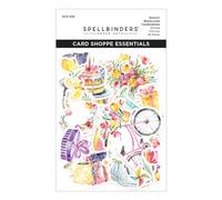 Dancin' Watercolor Celebrations Printed Die Cuts from the Dancin' Watercolor Collection