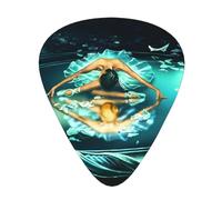 Dancing 12 Pcs Guitar Picks, 0.46mm/0.71mm/0.96mm Thickness, Guitar Plectrum With Storage Case For Acoustic-Electric Guitar Ukulele Bass