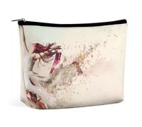 Dancing Abstract Makeup Bag Travel Toiletry Bag, Make Up Bags for Women Makeup Organizer Case, Pouch Purse Travel Essentials Toiletries Accessories Brushes