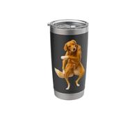 Dancing Ai Dog Meme Stainless Steel Insulated Tumbler