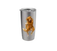 Dancing Ai Dog Meme Stainless Steel Insulated Tumbler