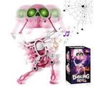 Dancing and Swinging 3D Skull Toy, 3D Swinging Wind Up Skeleton Desktop Spring Clockwork Toy, Skull Halloween Decor, Funny Gift, Desktop Anxiety Relief Decorations