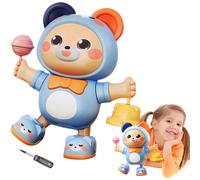 Dancing Animal Toys | Fun Bear Shape Moving Crawling Toy,Music Toys, Early Education Tool, Interactive Toys for Kids Aged 0-18 Months