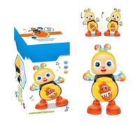 Dancing Bee - Musical Dancing Bee Toy for Kids,Electronic Cartoon Preschool Learning Toys with Lights & Music,Singing Bee with Swinging Motion,Educational Learning Sensory Toy Gifts for Boys Girls
