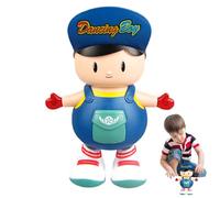 Dancing Big Head Boy - Kids Interactive Early Learning Toy, Electric Light Music Educational Toy, Cute Dancing Swing Cartoon Big Head Boy for, Preschool, Children Fun Play