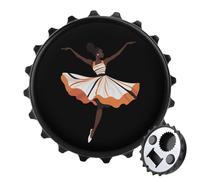 Dancing Black Woman Bottle Opener Refrigerator Magnetic Portable Decorative Gifts Stick Photos Notifications Or Reminders