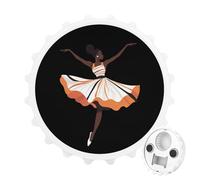 Dancing Black Woman Bottle Opener Refrigerator Magnetic Portable Decorative Gifts Stick Photos Notifications Or Reminders