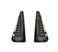 Dancing Brake Light For Toyota For NOAH For VOXY 80 Series Car LED Rear Fog Lamp Bumper Light Auto Brake+Daylight+Turn Signals Wing Mirror Indicator Light(Smoke Cover)