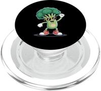 Dancing Broccoli Veggie Fun Broccoli PopSockets PopGrip for MagSafe