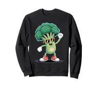 Dancing Broccoli Veggie Fun Broccoli Sweatshirt