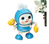 Dancing Bunny Toy, Electric Animal Music Light, Crawling Training Pet, Interactive Plush Toy for Boys Girls Daycare Centers Birthday Holiday Christmas Playroom Nursery Bedroom Living Room Study