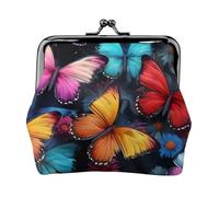 Dancing Butterfly Print Versatile Coin Purse Exquisite Mini Wallet Cute Change Pouch for Any Occasion