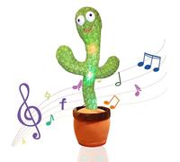 Dancing Cactus Plush Toy, Singing Cactus, Plush Interactive Baby Toy with Voice Recording Repeat What You Say, Talking Cactus Toy for Kids & Home Decoration, Educational Toys, Voice Recorder