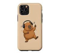 Dancing Capybara with Headphones Music Design Case for iPhone 11 Pro