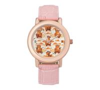 Dancing Capybara Women's Wrist Watch Fashion Alloy Quartz Watch with Strap Easy to Read