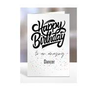 Dancing Card for Dancer, Man, Woman, Happy Birthday Gifts To An Amazing, Men, Women, Him, Her, Presents for Christmas, A5-166_39