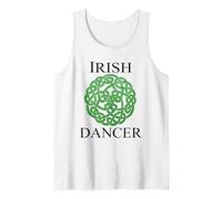 Dancing Celtic Knot Feis St Patricks Day Irish Dancers Tank Top