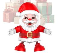 Dancing Christmas Toy | 7.87Inch Electric Santa Toy - Game Lighted Festive Doll for Festival Indoor Family Home Holiday Party Table Event Girl Kids Boy