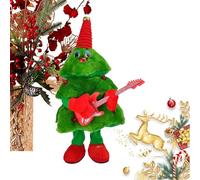 Dancing Christmas Tree - 15-Inch Electric Wiggle Stuffed Christmas Tree, Stuffed Christtmas Trree With Light, Battery-Operated Electronic Light Up Doll | For Kids Family Party Home