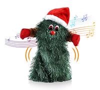Dancing Christmas Tree - 20cm Battery Operated Rotating Dancing Singing Christmas Tree Toys, Electric Swinging Dancing Christmas Tree Toys, Cute Funny Children's Gift Home Party Christmas Decoration