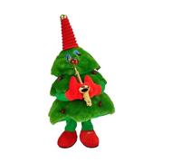 Dancing Christmas Tree, Electric Interactive Wiggle Tree with Lights, Fun Holiday Desktop Ornament, Soft Plush Material and Motion Feature, Festive Christmas Toy for Boys Girls Teens Kids Men