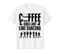 Dancing Coffee & Dogs Line Dance Choreographer T-Shirt