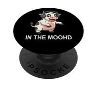 Dancing Cow Music DJ In The Moohd PopSockets Adhesive PopGrip