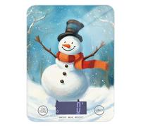 Dancing Cute Snowman Spices food scale for travel 11lb/0.18oz, 5kg/5g small scales digital gram and oz with 4 unit for Espresso Keto Spices (Batteries not Included)