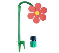 Dancing Daisy Sprinkler Sun Flower Sprinkler for Dogs Playing (US Red)