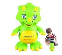 Dancing Dinosaur Robot- Children's Electric Dream Walking Triceratops Light, Funny Electronic Dinosaur Toy | Green Music Lighting Educational Puzzle Toy For Boys, Girls, Kids,