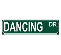 Dancing Dr Slim Tin Sign Street Funny Dancing Dance Metal Sign Wall Decor for Bedroom Farm Home Bar Garage Man Cave Wall Art Gift 4" by 16"