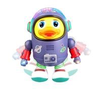 Dancing Duck - Cute Singing Space Electronic Pet | Wiggling Robot With Lights And Sounds | Preschool Interactive Learning Plaything For Kids 3+ Girls Birthday