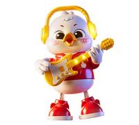 Dancing Duck Toy - ABS 20.7cm Electric Guitar Dućk | Interactive Musical Ďuck with LED Lights, Travel, Home, Daycare - Duсk çtive Tòy for birthday gift | Preschool Playground Party