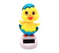 Dancing Eggshell For Dashboard - Solar Powered Eggshell Figurine, Cute Solar Dancing Ornament, Self-Adhesive Automotive Dashboard Decor | Car Bay Window, Office Desk, Or Verandah Decoration
