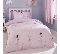 Dancing Fairies Children's Bedding Range Duvet Cover Pink Catherine Lansfield