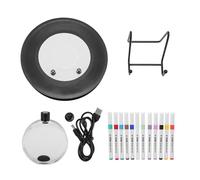 Dancing Ferrofluid Music Visualizer, Magnetic Fluid Sound Visualizer with 12 Colored Pens, 14.8Wh High Power Desktop Decor for Music Lovers, Engineers and Scientists, ABS Material