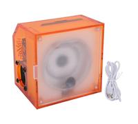 Dancing Ferrofluid with Music Rhythm Decorative 2000mAh Magnetic Fluid Ferrofluid Sound Visualizer Speaker (Orange)