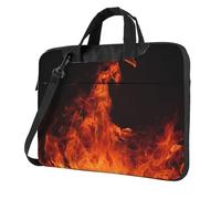Dancing Fire Laptop Bag for Women Men 13 inch, 360 Protective Computer Shoulder Bag Briefcase Messenger Bags