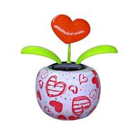 Dancing Flower - Flower Car Decoration | Cute Flower Shaking Head | Solar Powered Dashboard Ornament For Car Office Desk Home Decoration Gift Display | Plant Toy In Colorful Pot
