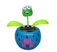 Dancing Flower | Solar Powered Dancing Sunflower Car Ornament In Colorful Pots | Solar for , Flower Car Decoration, Solar Dancing Figures