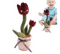 Dancing Flower Toy - Electric Rose Musical Toy With Cute Singing Wriggle Movement, Fun Interactive Dancing Flower For Kids, Battery Operated Singing Rose Flowers Gift For Parties