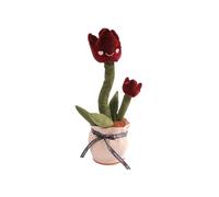 Dancing Flower Toy - Light Responsive Motion Design, Plant Figurine, Swinging Blossom Display, Desk Decoration Piece | Bloom Toy For Enhancing Visual Charm Through Continuous Motion In Interior Spaces