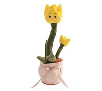 Dancing Flower Toy, Plush Flowers, Soft Plush Soft Plush Colorful Lights Interactive Movement Kid Friendly Safe Materials Durable Construction, Learning Toys for Birthday, Christmas, Festival