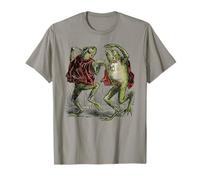 Dancing Frogs Cottagecore Toad Fairy Tale Trippy Dream Frog T-Shirt