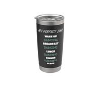 Dancing Fun Outgoing Dance Lover Stainless Steel Insulated Tumbler